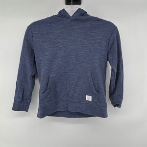 Gap Kids Blue Athletic USA Graphic Waffle Knit Pullover‎ Hoodie